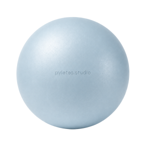 Pylates.studio – Balle Yoga Pilates personnalisée pour studio – Bleu-glacier
