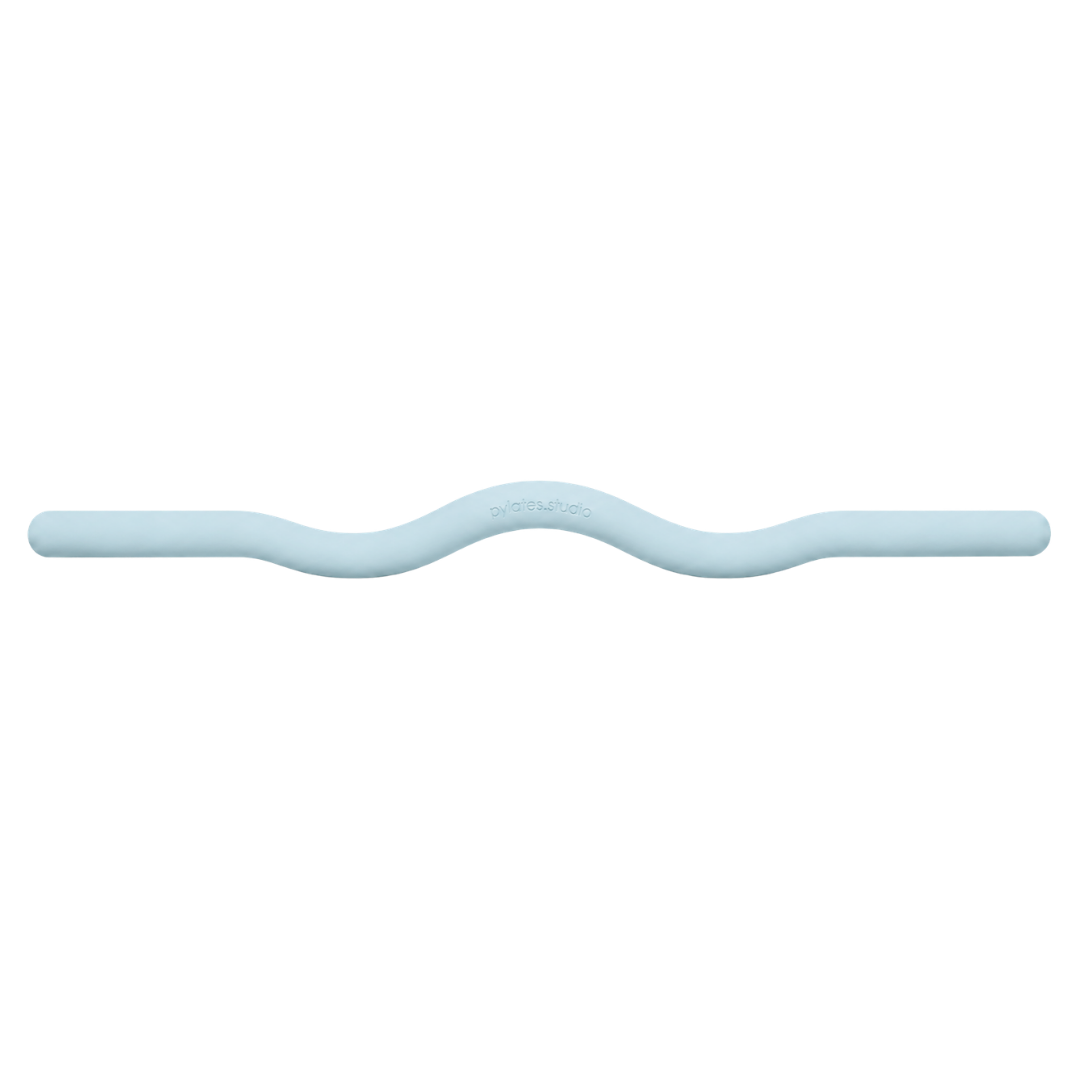 Pylates.studio - Barre Pilates lestée personnalisée pour studio - Bleu glacier