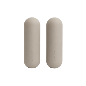 Pylates.studio - Paire de poids Pilates personnalisés pour studio - Taupe / Greige