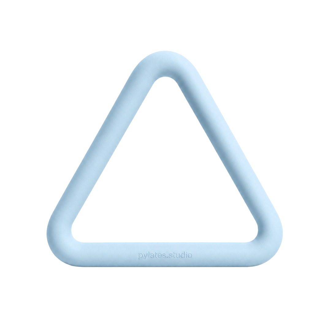 Pylates.studio – Triangle Yoga Pilates personnalisé pour studio - Bleu glacier